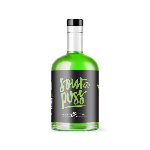 80 Proof Sour Puss Apple 700ml