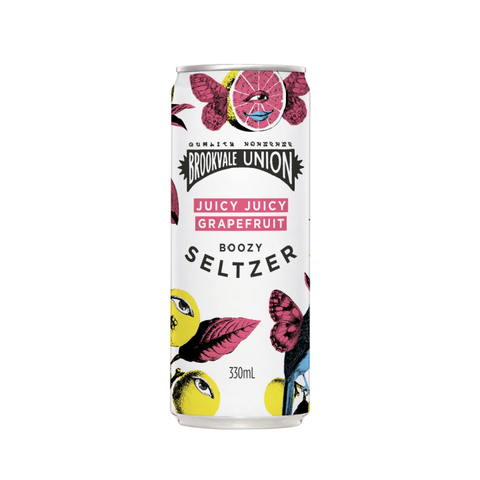 Brookvale Union Juicy Grapefruit Seltzer 330ml 4pack