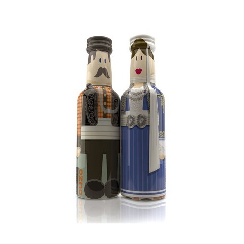 Go Greek Epirus Couple Ouzo (2x50ml)