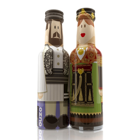 Go Greek Thessaly Couple Ouzo (2x50ml)