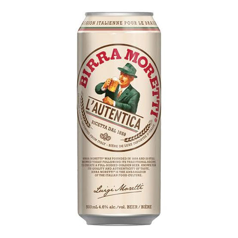 Birra Moretti 500ml Can