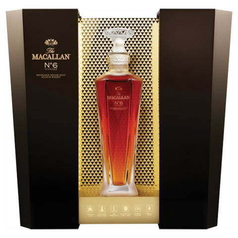 The Macallan No. 6 Lalique Decanter Single Malt Scotch Whisky 700ml
