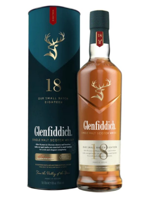 Glenfiddich 18 Year Old Single Malt Whisky 700ml