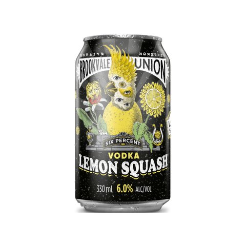 Brookvale Union Vodka Lemon Squash 330ml 4 pack