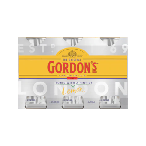 Gordons Gin & Tonic 375ml 6pack