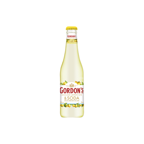 Gordons Sicilian Lemon Gin & Soda 330ml