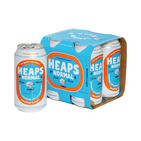 Heaps Normal Lager Non Alcoholic Beer 375ml