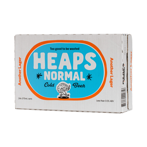 Heaps Normal Lager Non Alcoholic Beer 375ml