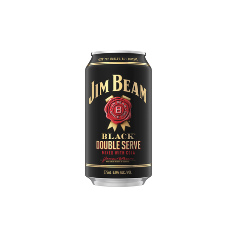Jim Beam Cola Black Double Serve 375ml