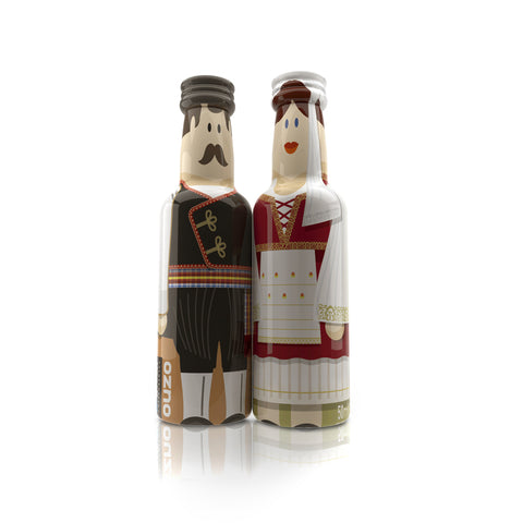 Go Greek Mykonos Couple Ouzo (2x50ml)