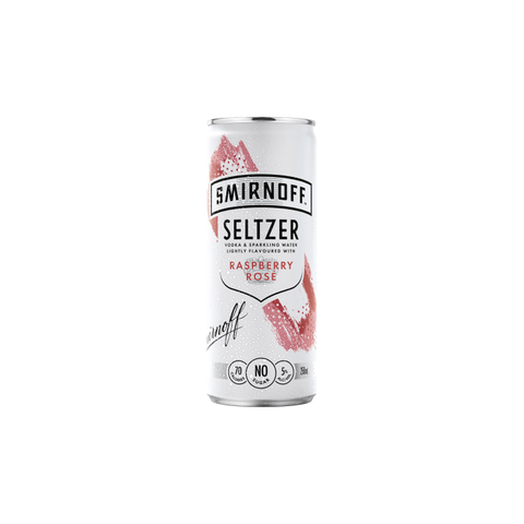 Smirnoff Seltzer Raspberry Rose 250ml