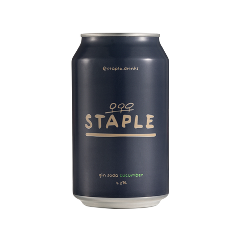 Staple Gin Soda Cucumber 330ml