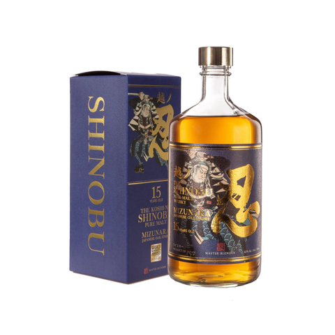 The Shinobu 15 Year Old Mizunara Oak Japanese Whisky 700ml