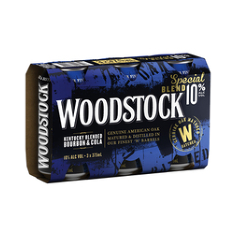Woodstock Cola 10% 375ml 3pack