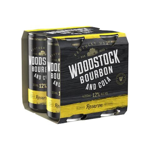 Woodstock Cola 12% 200ml 4pack